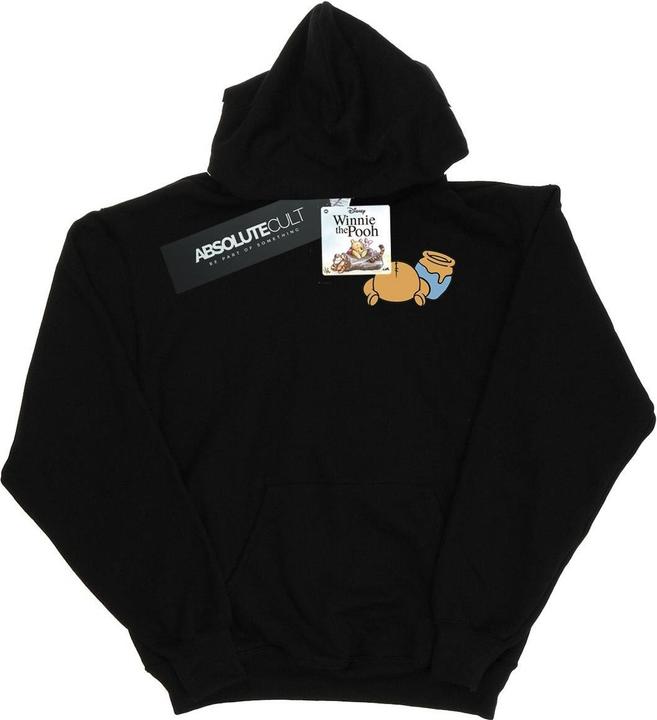 Disney Winnie The Pooh Backside Breast Print Kapuzenpullover (5XL)