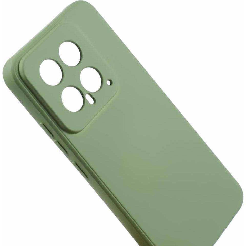 Thumbnail - Cover-Discount Xiaomi 14 - Silikon Gummi Hülle hellgrün (Xiaomi 14), Smartphone Hülle, Grün