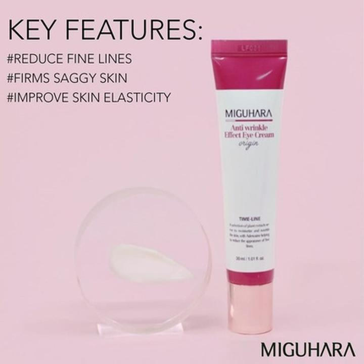 Image du produit Miguhara Anti wrinkle effect eye cream origin (Crème pour les yeux, Journée)
