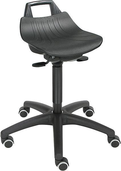 kaiserkraft Arbeitshocker mit Gasfeder-Höhenverstellung (52 - 71 cm)