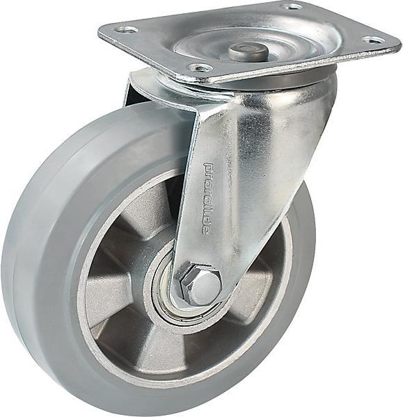 Produktbild Proroll Elastik-Vollgummi-Reifen, grau