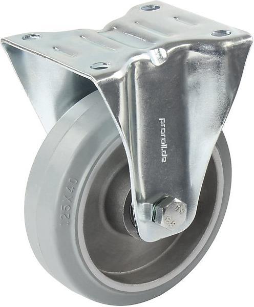 Produktbild Proroll Elastik-Vollgummi-Reifen, grau