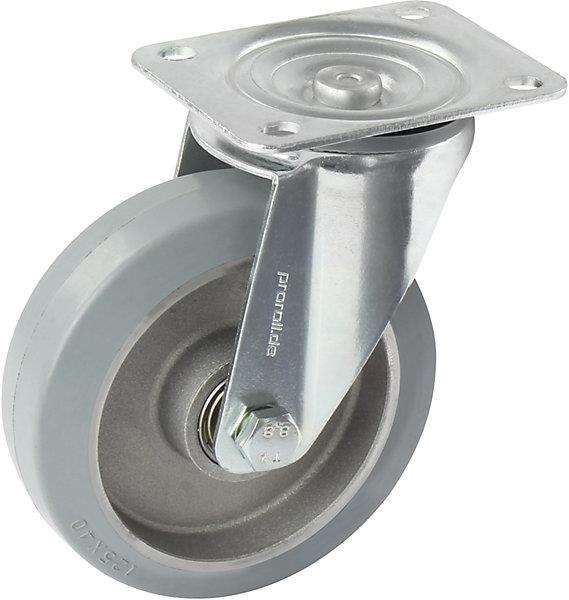 Produktbild Proroll Elastik-Vollgummi-Reifen, grau