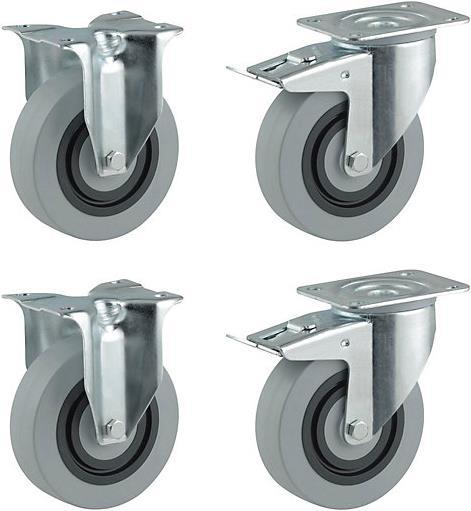 Produktbild Tente Polyamid-Rad-Set, grau