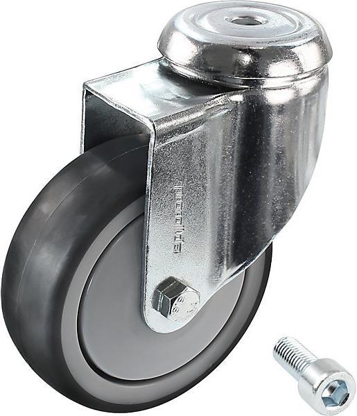 Proroll Gummireifen, thermoplastisch, mit Gewindestift