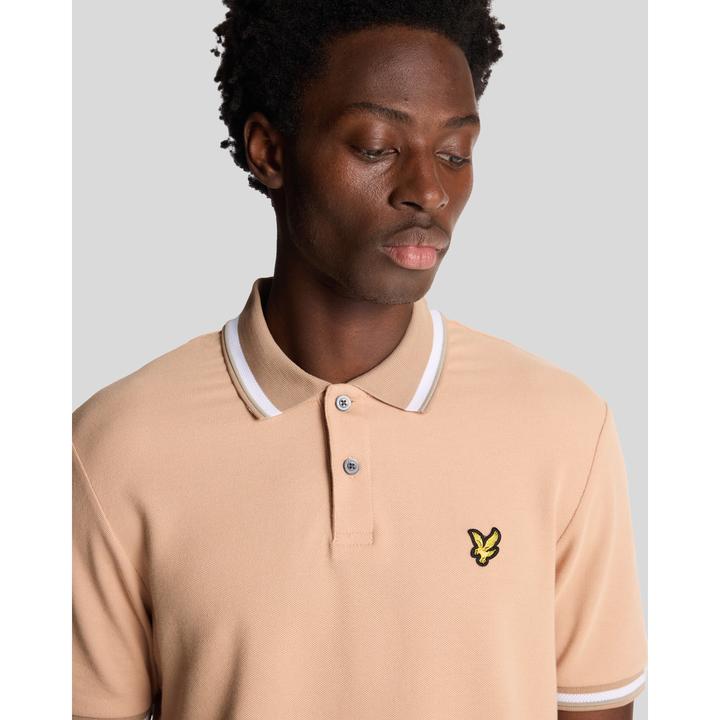 Actual product image Lyle and Scott Polo with multiple trims (XXL)
