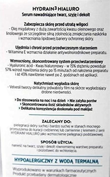 Produktbild Dermedic Hydrain3 Hialuro (30 ml)