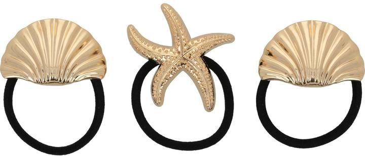 Image du produit Trisa Set Haargummis, gold (Élastiques à cheveux)