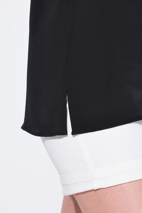 Produktbild Miamoda Blusenshirt, A-Linie, Bindeband am Ausschnitt (54)