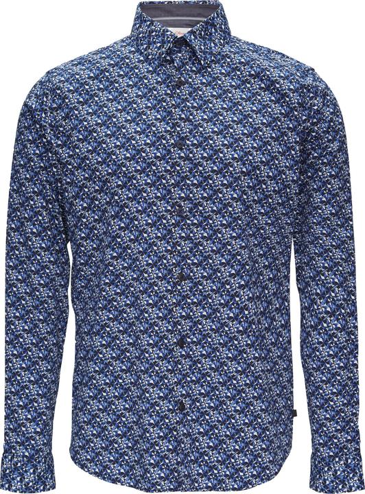 Immagine prodotto s.Oliver Hemd Slim Fit: Popeline-Hemd mit All-over-Print (S)