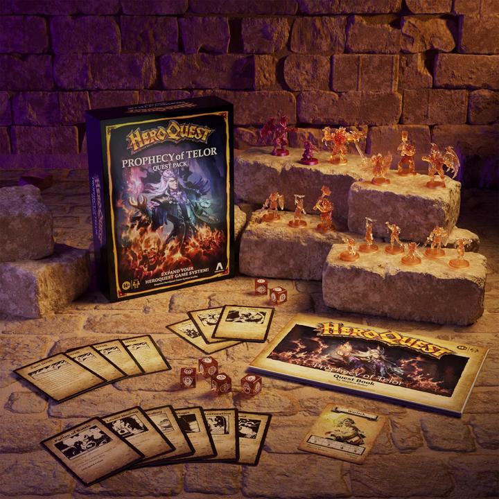 Actual product image Hasbro Gaming HeroQuest Die Prophezeiung von Telor Abenteuerpack, HeroQuest Basisspiel erforderlich (German)
