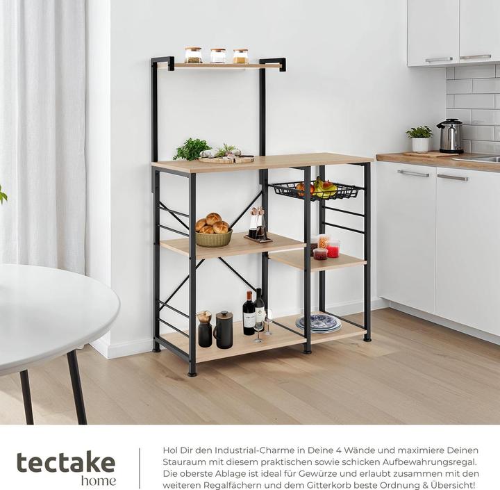 Immagine prodotto tectake Crawley (90 x 40 x 131.50 cm)