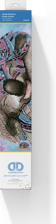 Actual product image Diamond Dotz Original Diamond Painting Set "Koala Dreams" 45,5 x 35,5 cm, 8.029 diamond mosaic stones