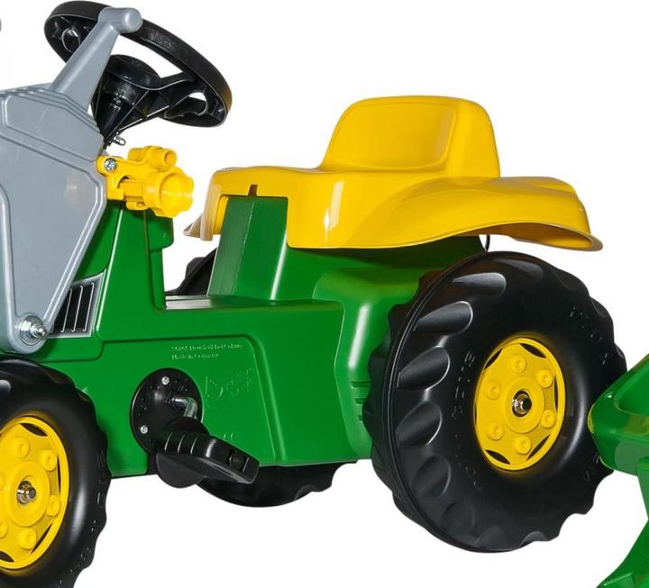 Actual product image Vedes John Deere Children's Pedal Tractor with Front Loader and Trailer