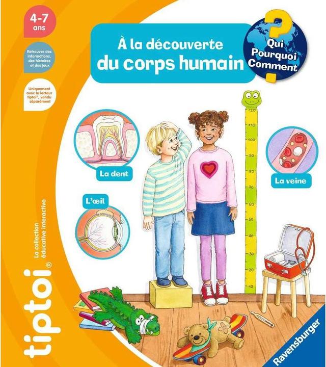 Actual product image tiptoi À la découverte du corps humain (French, Collectif, 2023)