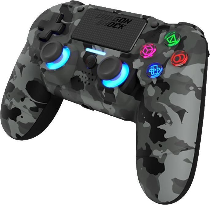 Image du produit DragonShock Controller Mizar Wireless gris camo PS4 (PS4)