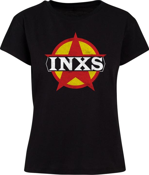 Immagine prodotto Merchcode Maglietta da donna INXS - Circle Star Logo Box Tee - 181611 (M)
