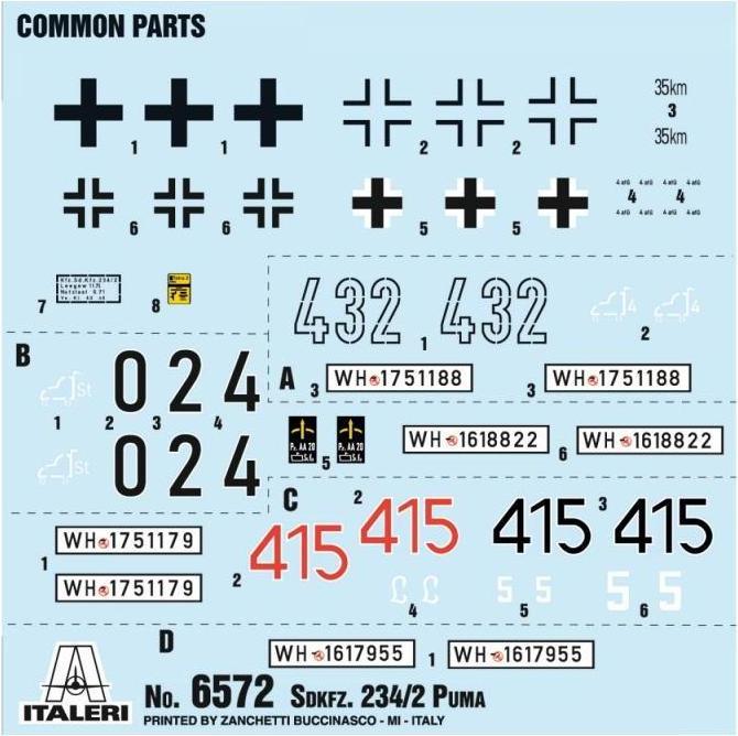 Actual product image 1:35 Dt. SdKfz. 234/2 Puma 8-wheel
