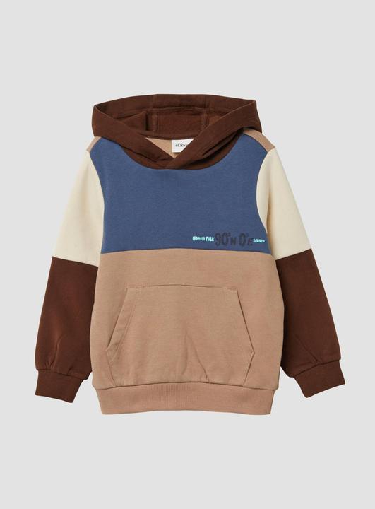 Produktbild s.Oliver Sweatshirt Kuscheliger Hoodie mit Colourblocking (92)