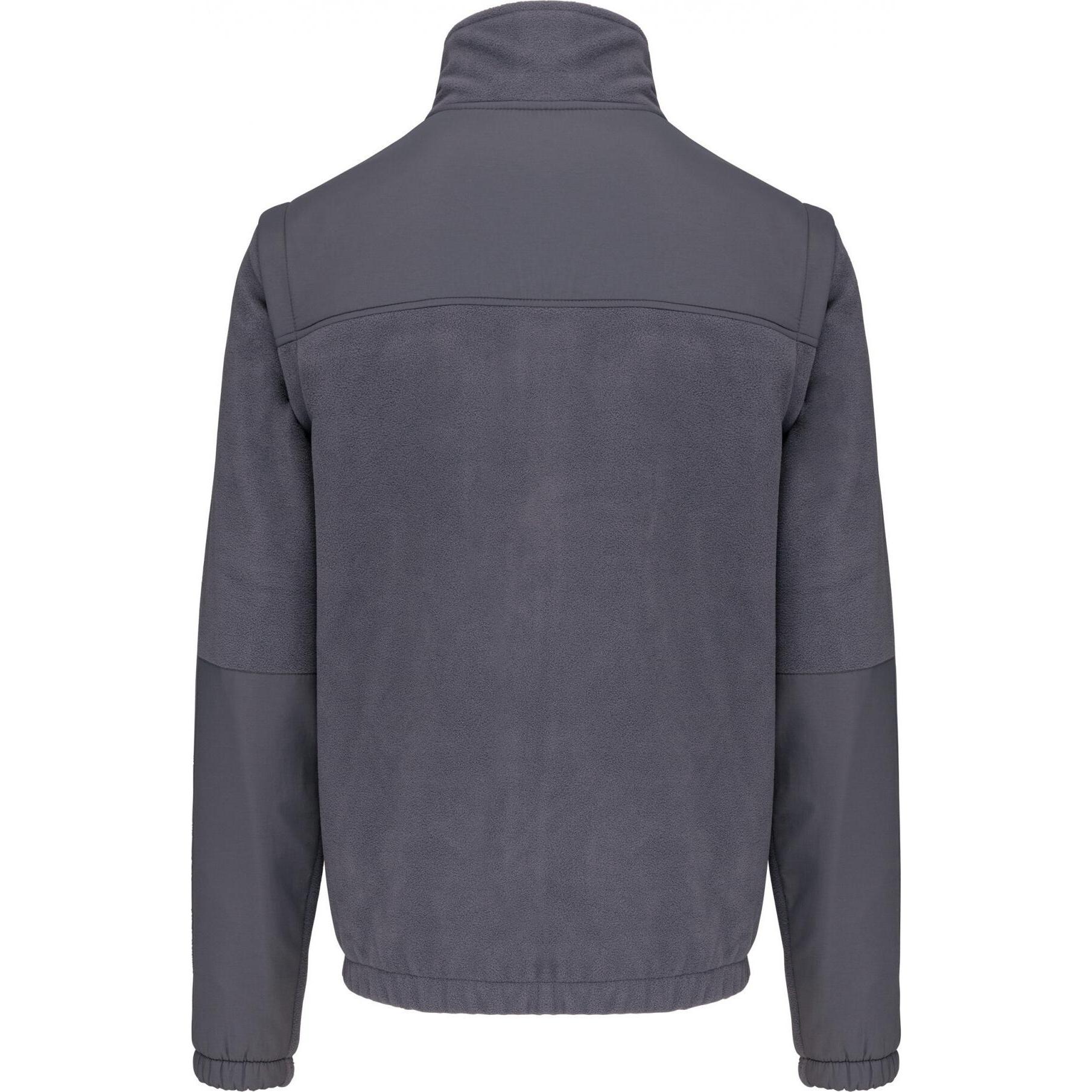 Thumbnail - Kariban, Arbeitsjacke, Fleece mit Reissverschluss abnehmbare Ärmel (XL)