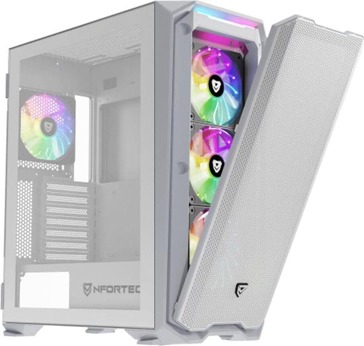 Actual product image Nfortec NF-CS-KRATERX-W (ITX, ATX, mATX)