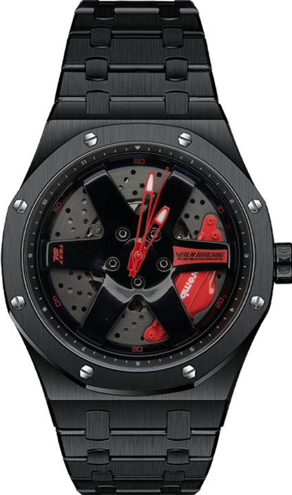 Produktbild 21cars TE37 AP - Rot - Schwarz | Automatic | Non-Spin (43 mm)