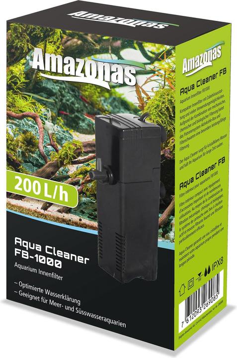Produktbild Amazonas World Aqua Cleaner FB-1000F, 200L/h (60 l, Innenfilter)