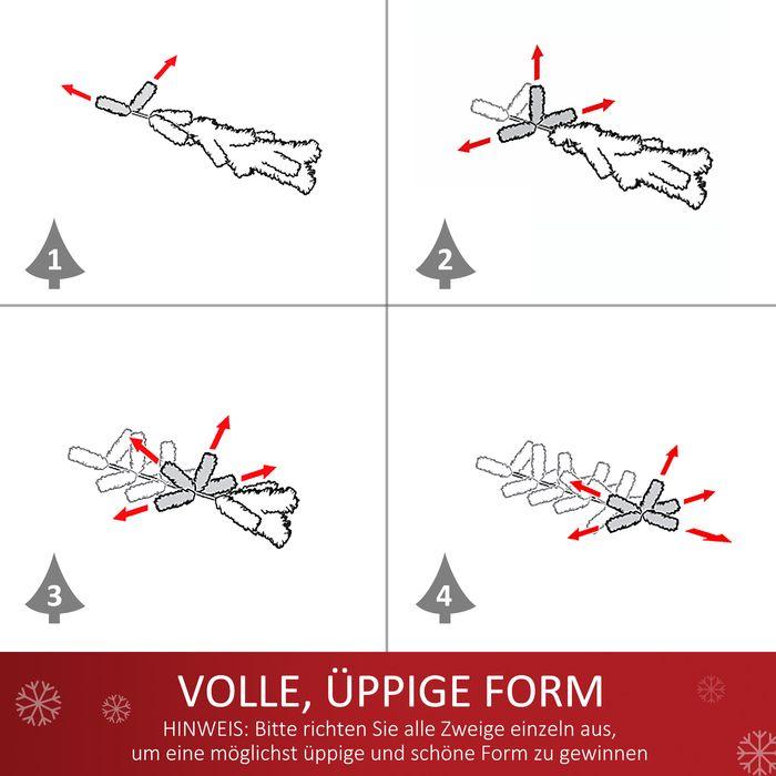 Actual product image Jamb LED Christmas tree (60 cm)