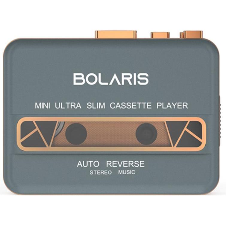 Bolaris Stereokassette Autoreverse Modell Kobe, MP3 Player + Portable Audiogeräte, Blau