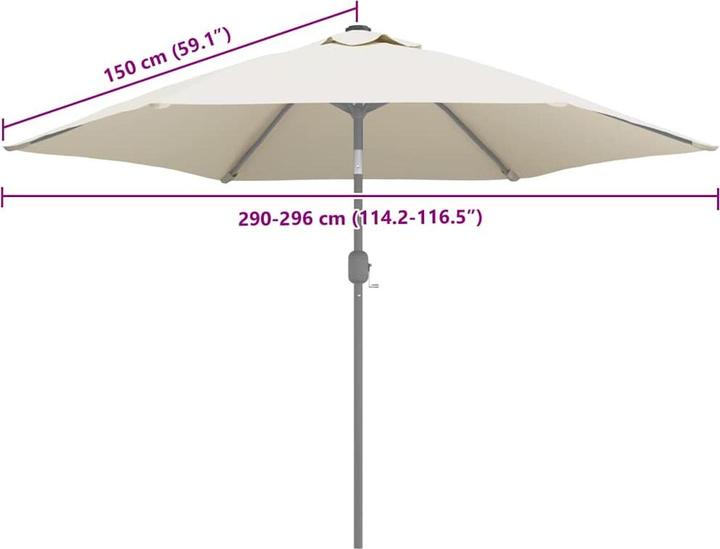 Actual product image vidaXL Ersatzstoff (3 m)