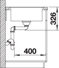 Produktbild Blanco METRA 5 S-F (85 cm, 49 cm)