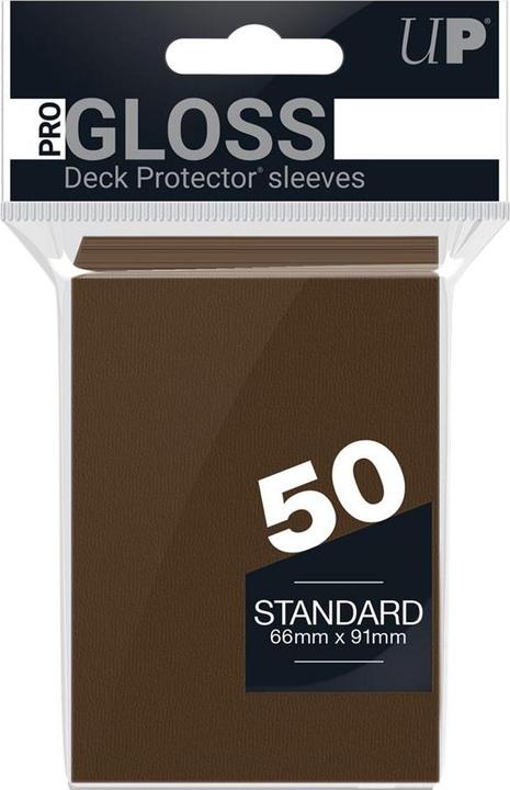 Actual product image Ultra Pro Deck Protector card sleeves Solid brown (50)