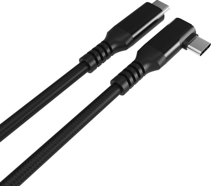 Produktbild Fuj Tek USB-C 90° Cable, 3m, Black (3 m, 60 W)