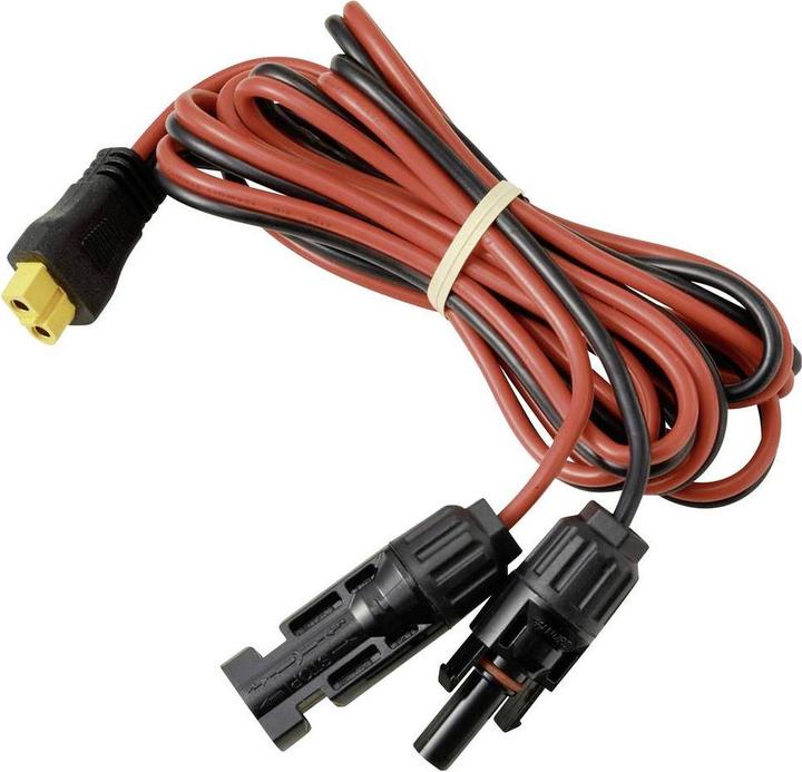 Produktbild Tru Components PV-Solarstecker auf XT60-Kabel 1,5 M TC-13619276 Schwarz, Rot In (Solarstecker)