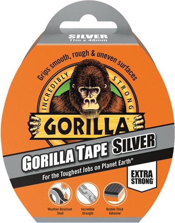 Gorilla Ruban argent 11m