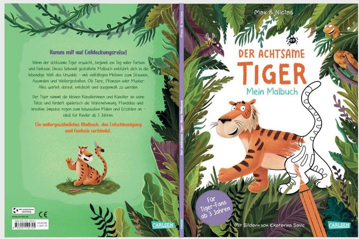 Produktbild Der achtsame Tiger: Mein Malbuch