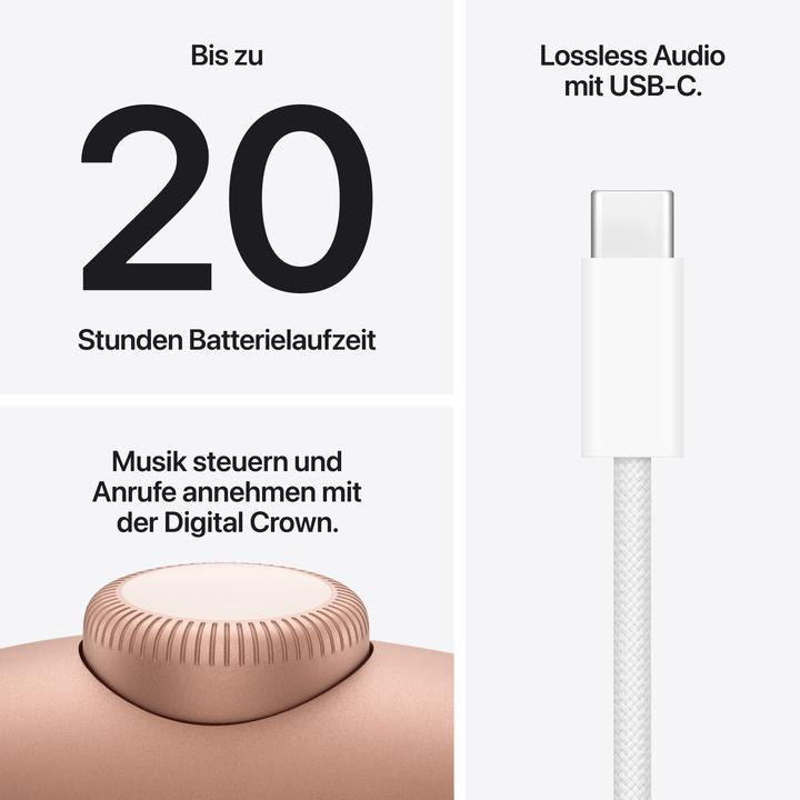 Produktbild Apple AirPods Max 2 (Aktive Geräuschunterdrückung, 20 h, Kabellos)