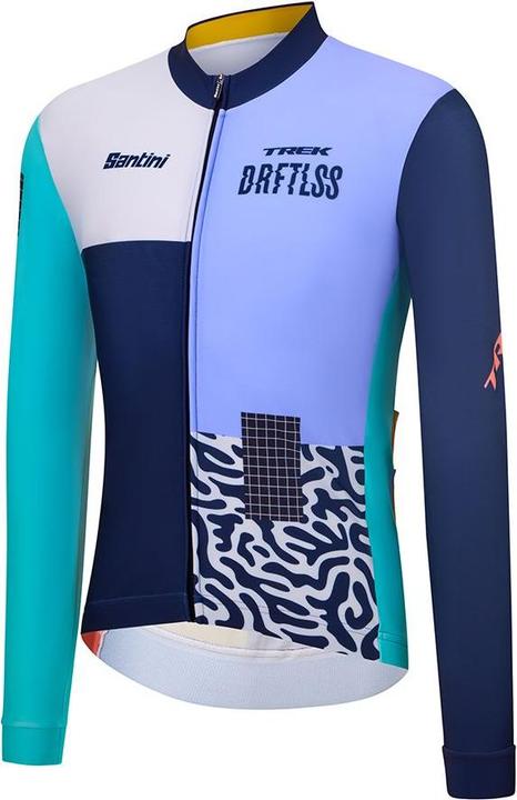 Image du produit Santini Jersey Trek Driftless Long Sleeve Medium Blue (M)