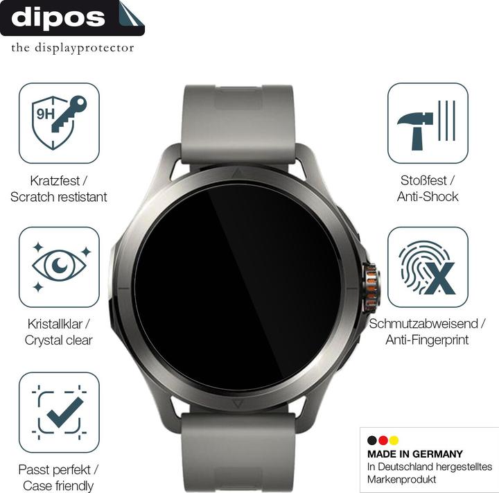Actual product image Dipos Anti-Shock Screen Protector Clear