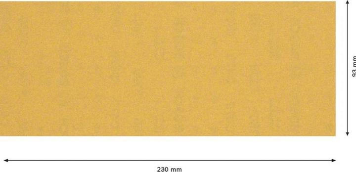 Productafbeelding Bosch Professional Zubehör Expert C470 Schuurpapier zonder gaten voor vlakschuurmachine, 93 x 230 mm, G 180, 10 st. (180)