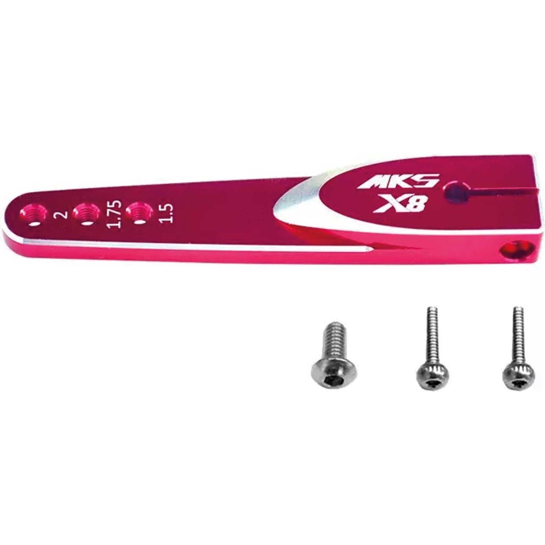 Mks Servohorn einseitig Metall M3 - L 1.5/1.75/2 in - HBL8X0, HBL380