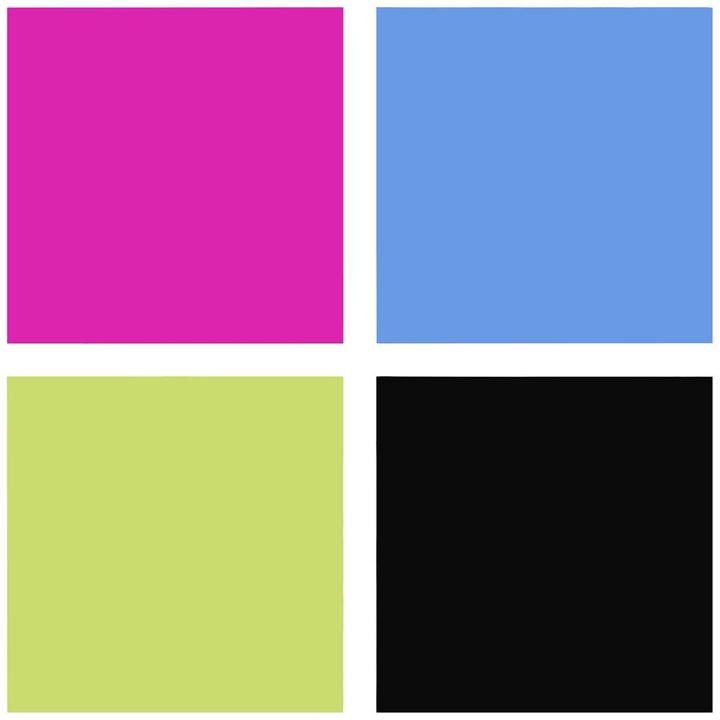 Image du produit Staedtler marqueur pour tableau Lumocolor 351 pointe ronde Box 4 pièces, tri 2 (Bleu clair, Noir, Vert clair, Pink, 2 mm, 4 x)
