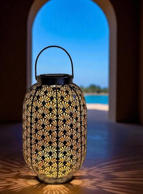 Produktbild GuGus LED Solar Laterne aus Metall