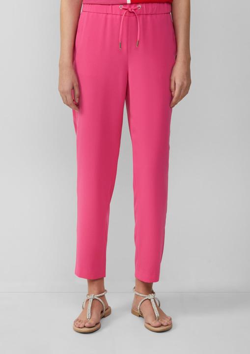 Actual product image S.Oliver Hose Jogpants aus Crêpe mit Elastikbund und Tunnelzug (48)