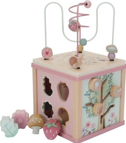 Produktbild Little Dutch Aktivitätenwürfel Fairy Garden mit Motorikschleife