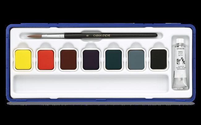 Produktbild Caran d'Ache Gouache Studio Tabletten Metallschachtel (Mehrfarbig)