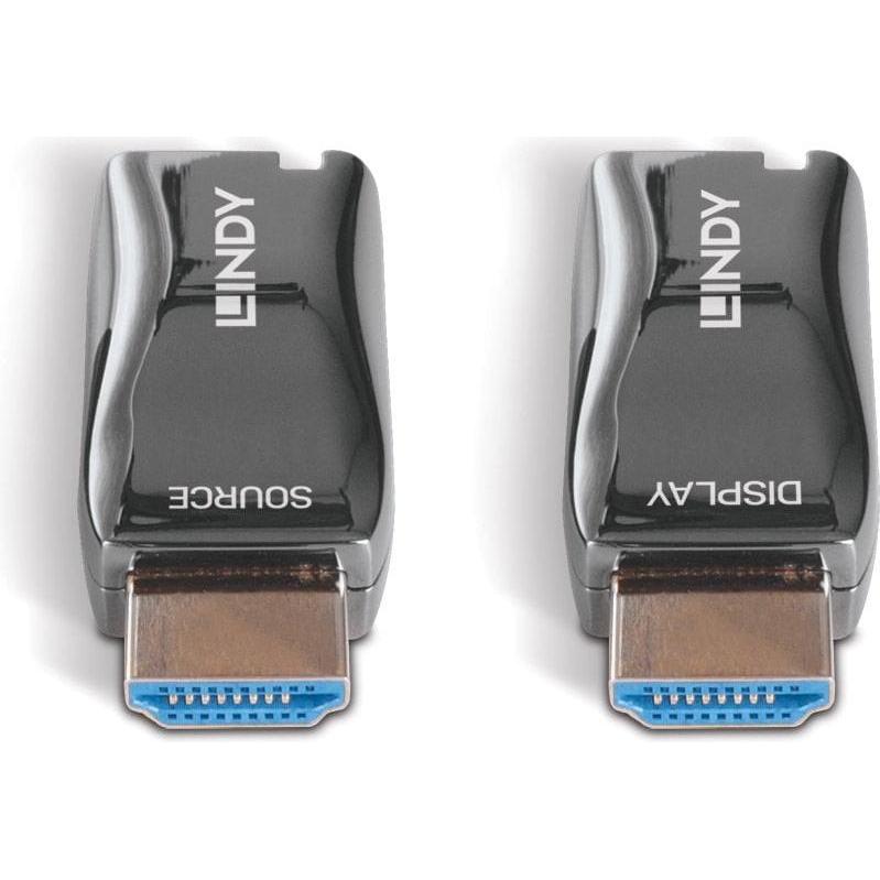 Thumbnail - Lindy 300m HDMI 4K60 Fiber Optic Dongle extender (0.02 m, HDMI), Video Kabel