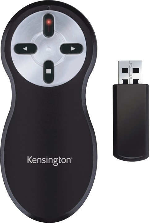 Actual product image Kensington Wireless presenter with red laser