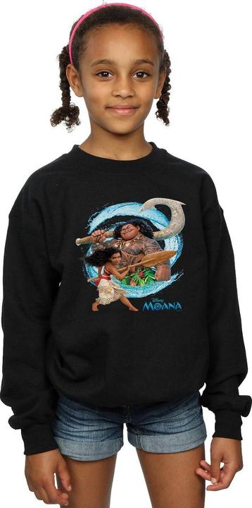 Produktbild Disney Moana And Maui Wave Sweatshirt Mädchen (152, 158)