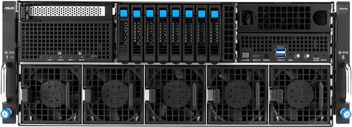 Produktbild ASUS Platforma Rack (4U) ESC8000A-E13P AMD EPYC 9005 (8xNVMe 2xM.2 2x10Gbe IPMI 3200W)